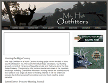 Tablet Screenshot of milehighoutfittersnc.com